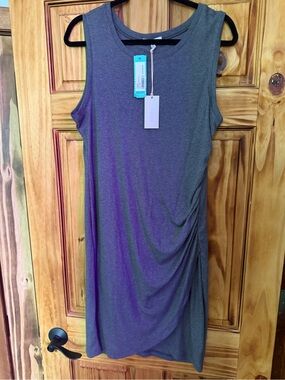 Z Supply Sleeveless Midi Dress in Heather Gray